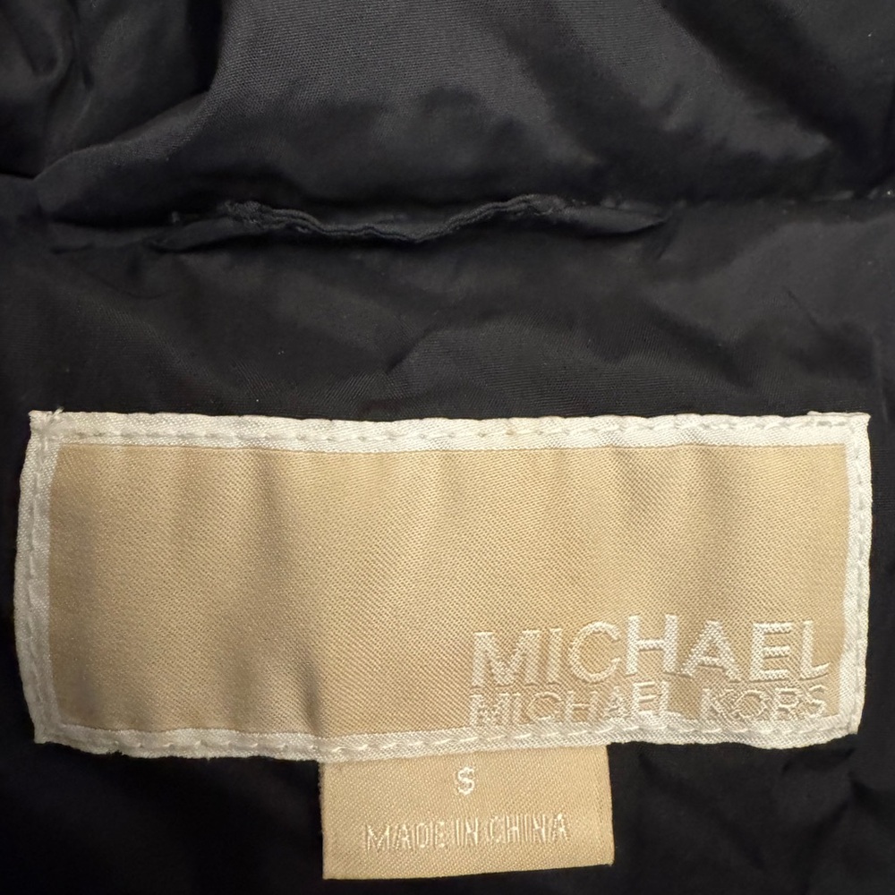 Michael Kors Black Puffer Coat | Small - Picture 2 of 3
